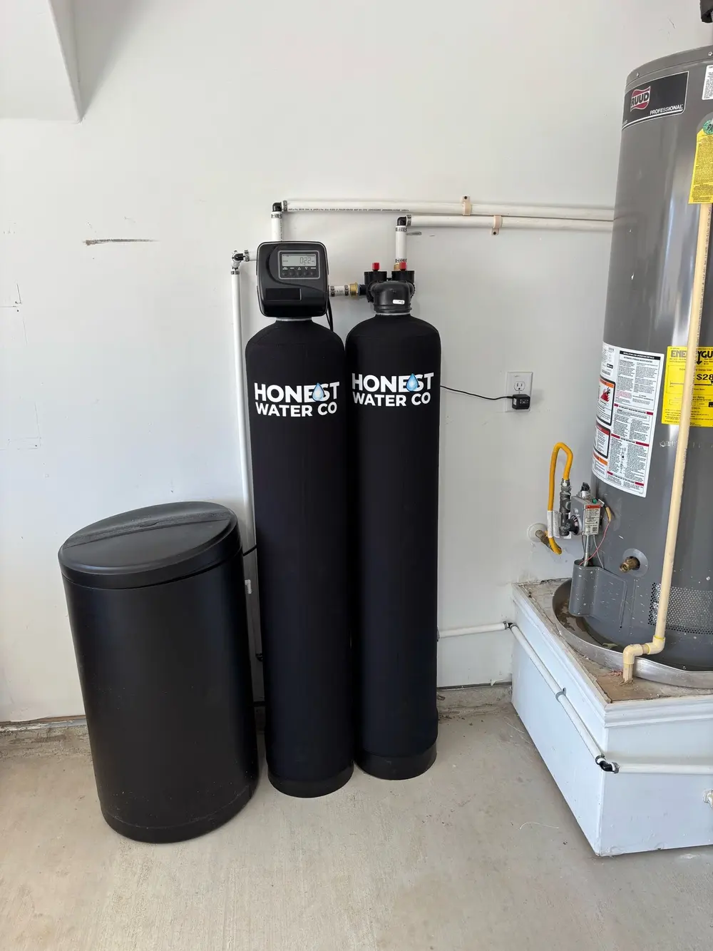 Dual tank softener system