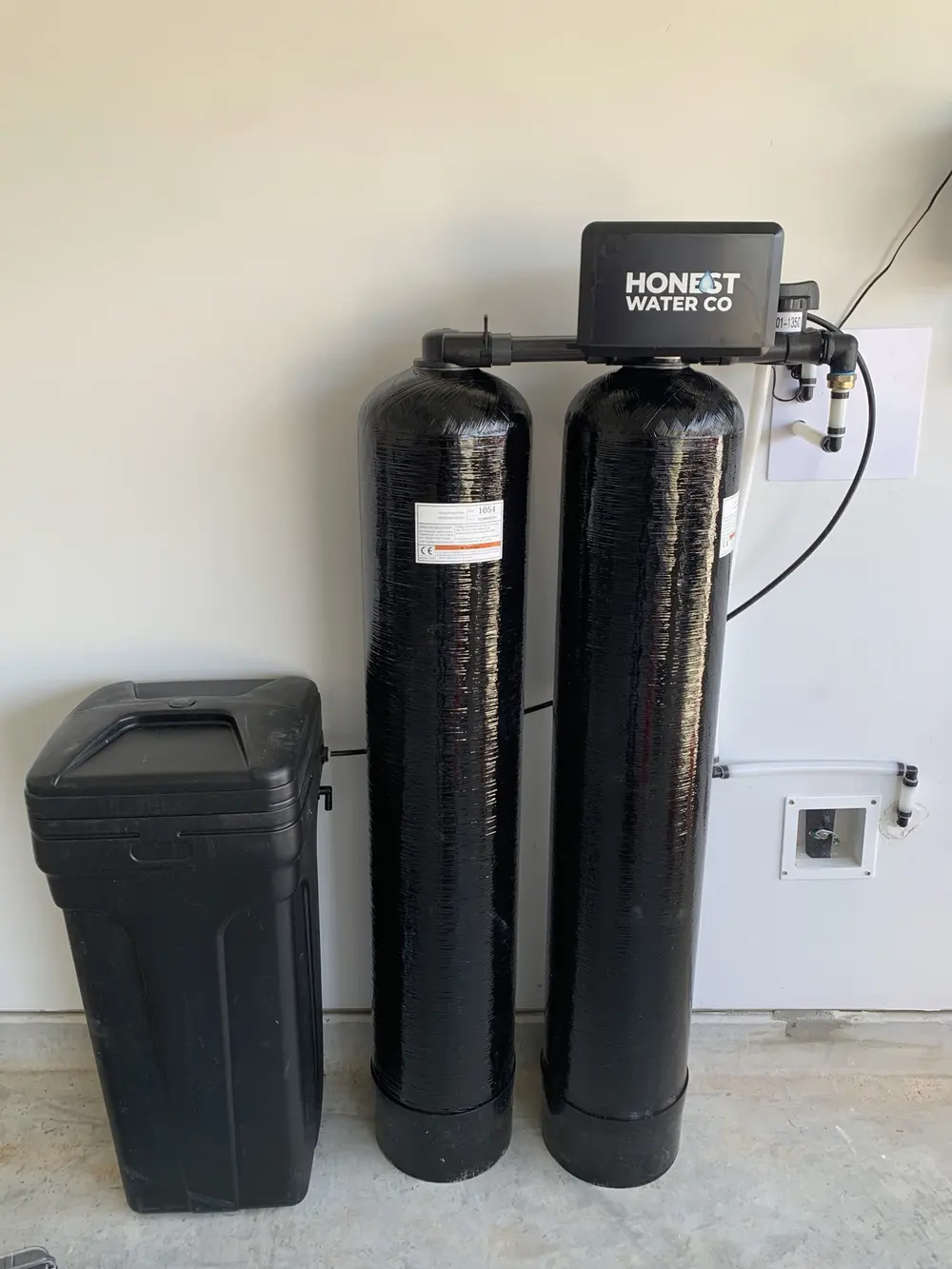 Water softener installation